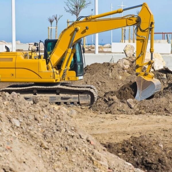 Excavator performing professional excavation services for residential site preparation in Fort Thomas, KY.